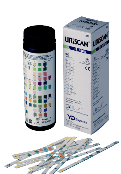 Тест-смужки URISCAN U41 GEN 11 (тестування 11 показників в сечі) №100